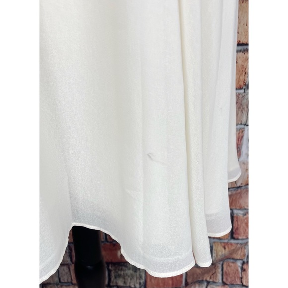 Ted Baker London Just For You 3D Floral Flowers Ivory Skater Dress Size 4 Tulle - Picture 6 of 7